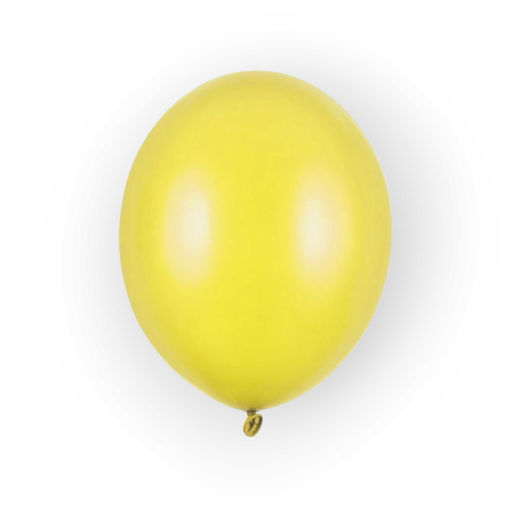 Picture of LATEX BALLOONS METALLIC LEMON ZEST 12 INCH